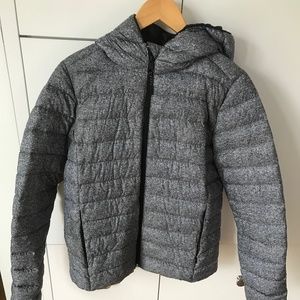 Roots Salt and Pepper Down Puffer Jacket